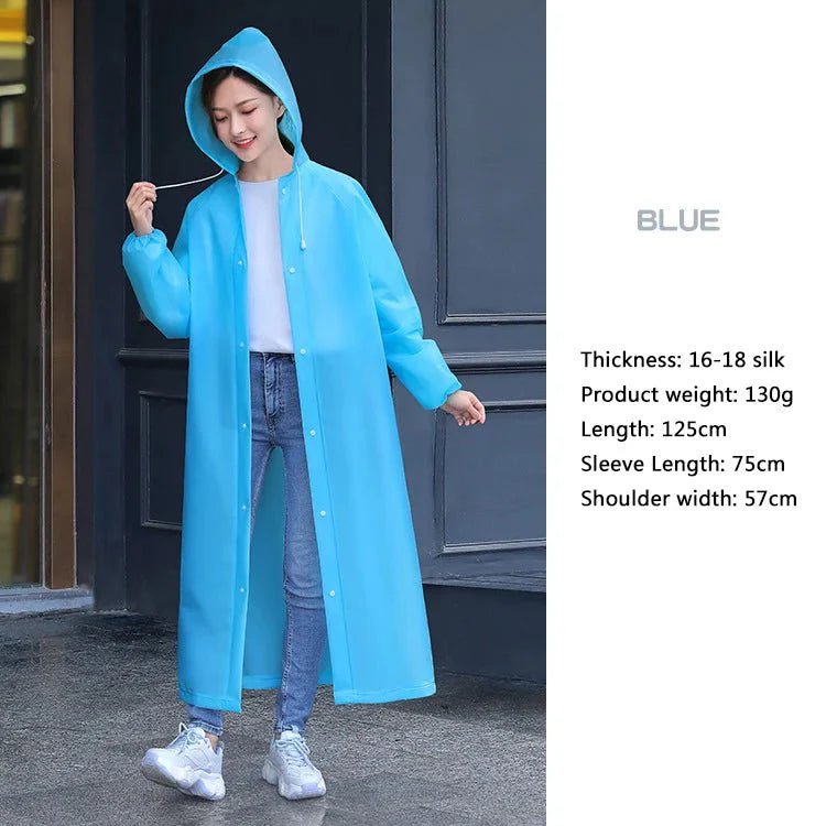 Brave the Storm: Why EVA Waterproof Raincoats Are a Travel and Outdoor Essential for Adults - Checkouts USA