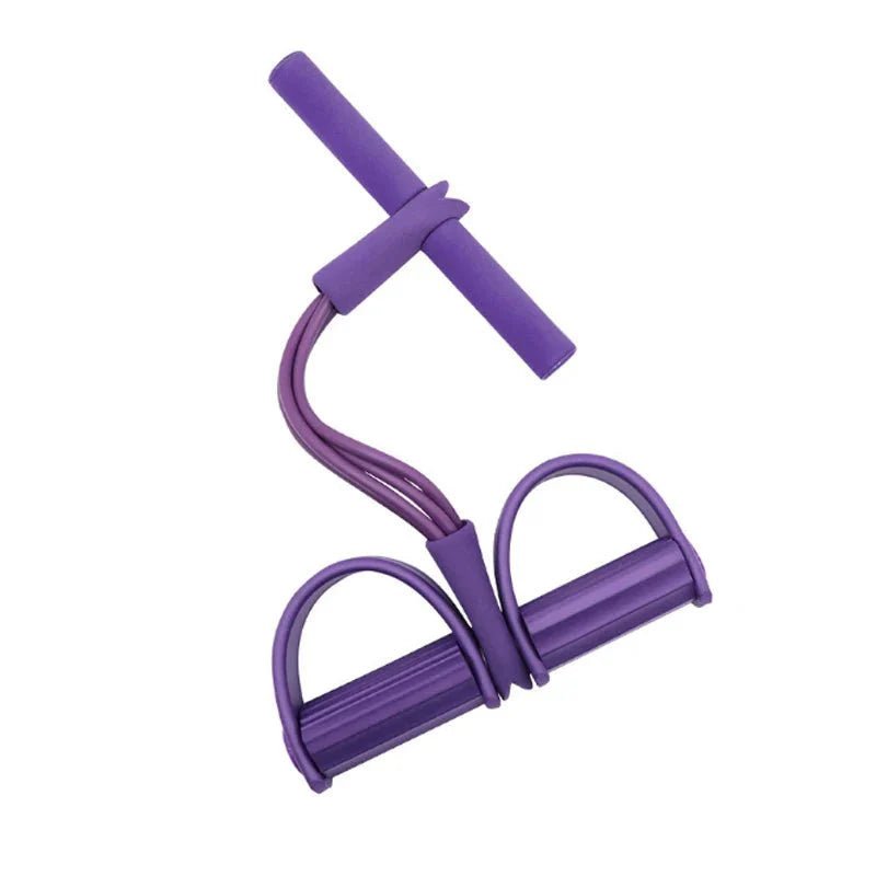 Get Fit at Home with the 4 Tube Pedal Resistance Band - Checkouts UK
