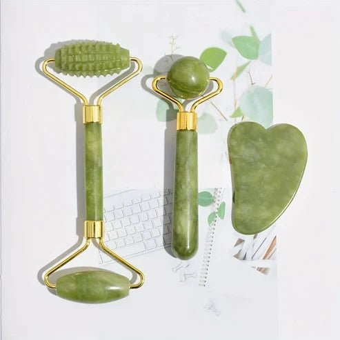 💚 Glow from Within – The Ultimate 4-in-1 Jade Roller & Gua Sha Gift Set - Checkouts UK