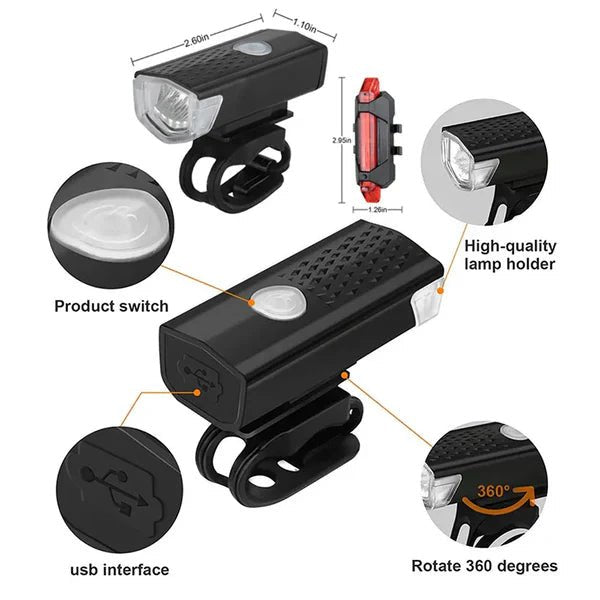 Light Up Your Ride – Why Every Cyclist Needs a USB Rechargeable Bike Light - Checkouts USA