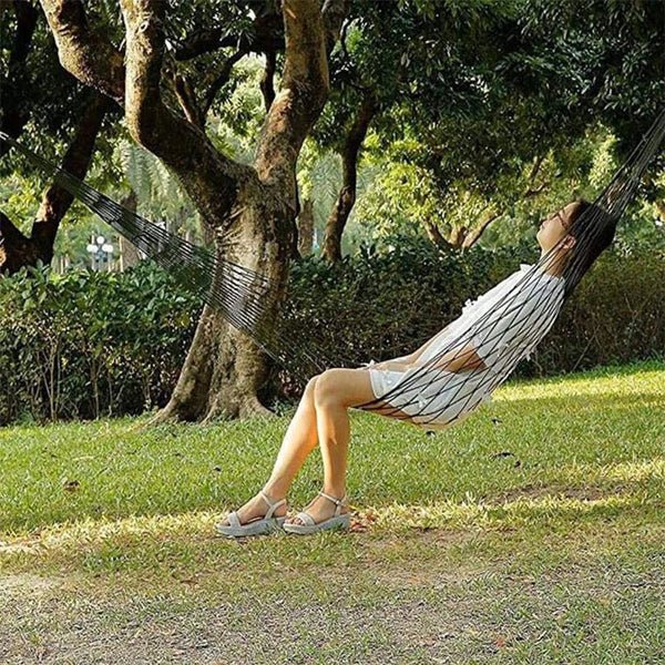 Lightweight Comfort, Heavy-Duty Chill – Why Every Outdoor Lover Needs a Nylon Mesh Hammock - Checkouts USA