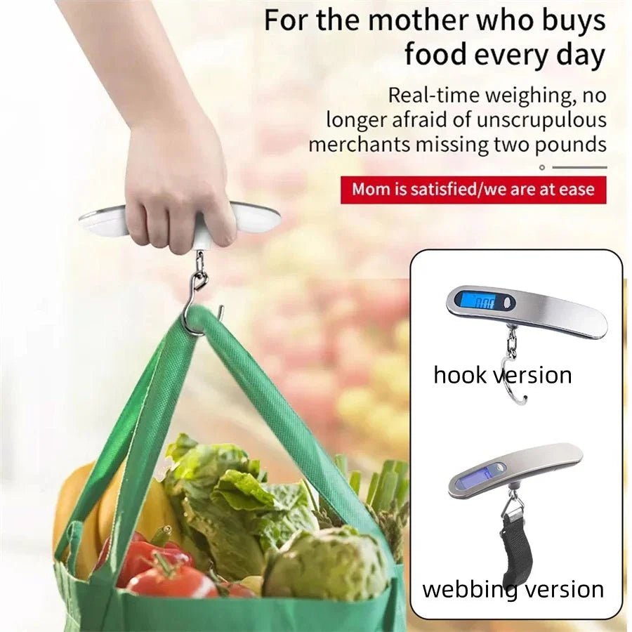 💼 Portable Scale Digital LCD Display 110lb/50kg – Your Smart Companion for Travel, Baggage, and Beyond - Checkouts USA