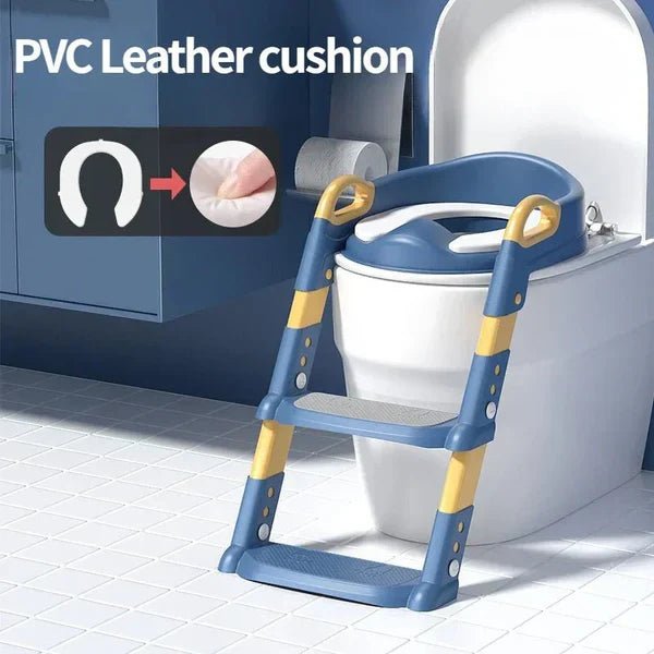 Potty Training Made Easy – Why Every Parent Needs a Folding Stand Step Stool Toilet Seat - Checkouts USA