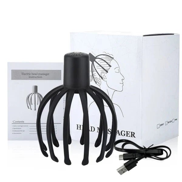 Relax, Recharge, and Unwind – The Soothing Magic of the Electric Octopus Claw Scalp Massager - Checkouts UK