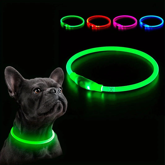 🐶 Step-by-Step Guide: How to Use the LED Luminous Anti-Lost Dog Collar - Checkouts UK