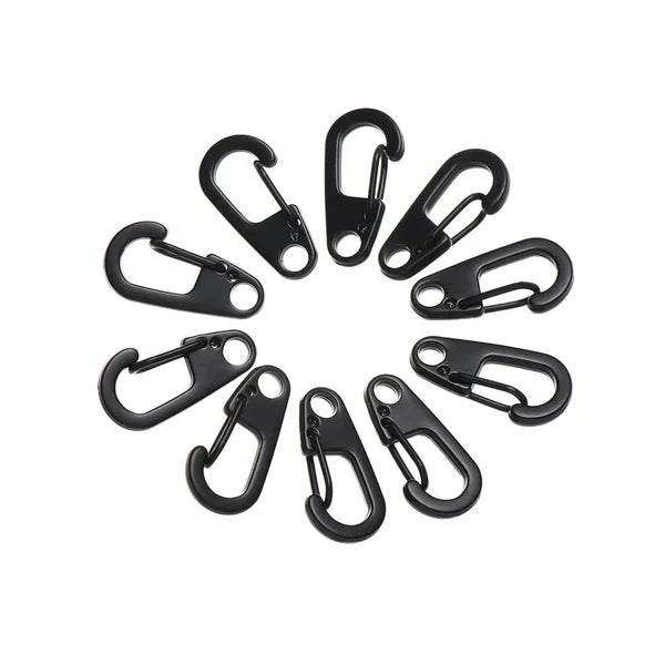 🎁 The Most Underrated Gift You Can Give: 4/10Pcs Carabiner D-Ring Keychain Clips - Checkouts UK