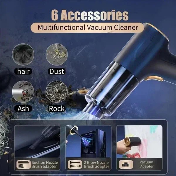 Tidy Travels – How a Mini Car Vacuum Cleaner Transforms Your Ride and Routine. - Checkouts USA