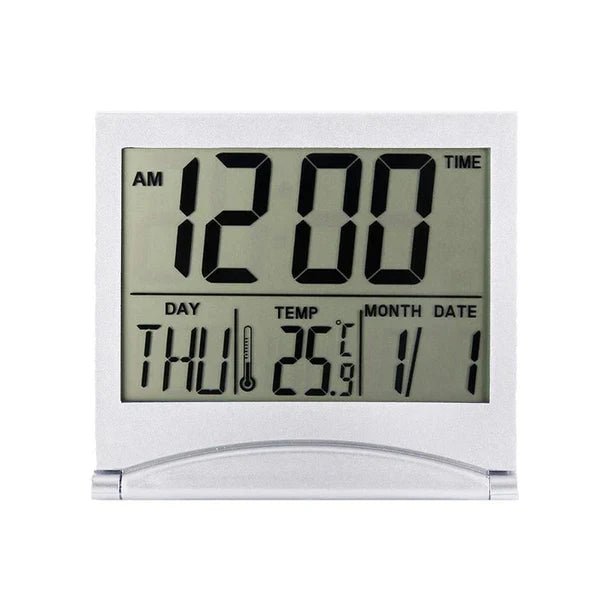 Wake Smarter, Travel Lighter – Why a Folding LCD Digital Alarm Clock Is the Modern Essential - Checkouts USA