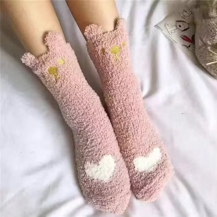 10 Pairs Women Cartoon Patterned Socks Trendy And Fashionable Versatile Socks Lightweight Breathable Comfortable Casual Socks - Checkouts UK