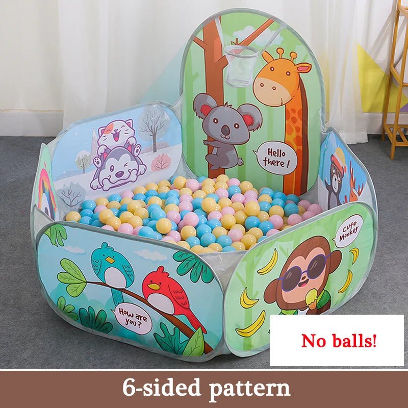 1.2M Ball Pool with Basket Children Toy Indoor Ocean Ball Pit Playpen Tent Outdoor Toys for Children Ballenbak Dropshipping - Checkouts UK