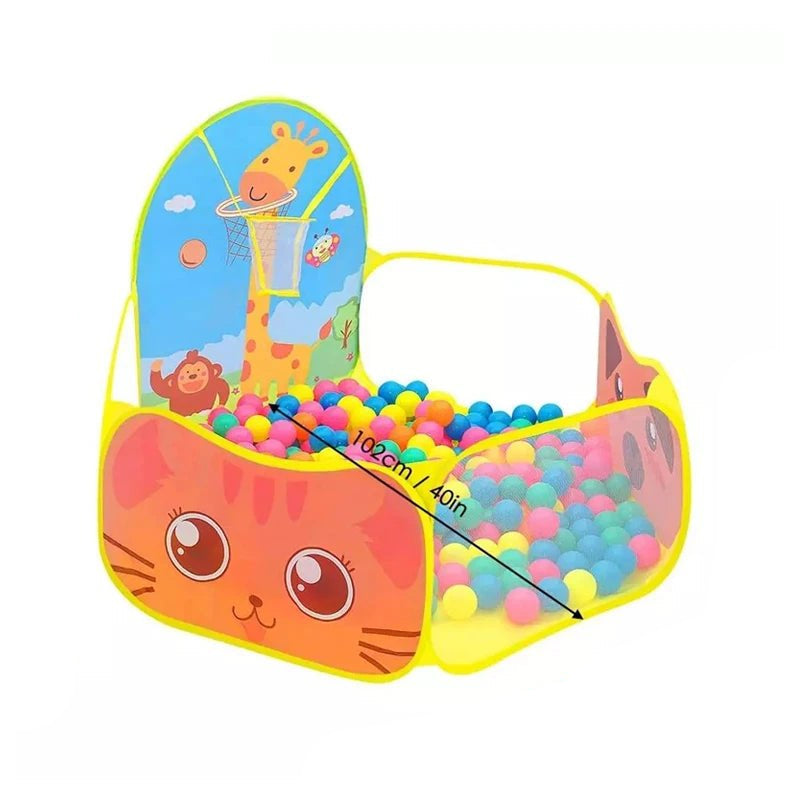 1.2M Ball Pool with Basket Children Toy Indoor Ocean Ball Pit Playpen Tent Outdoor Toys for Children Ballenbak Dropshipping - Checkouts UK