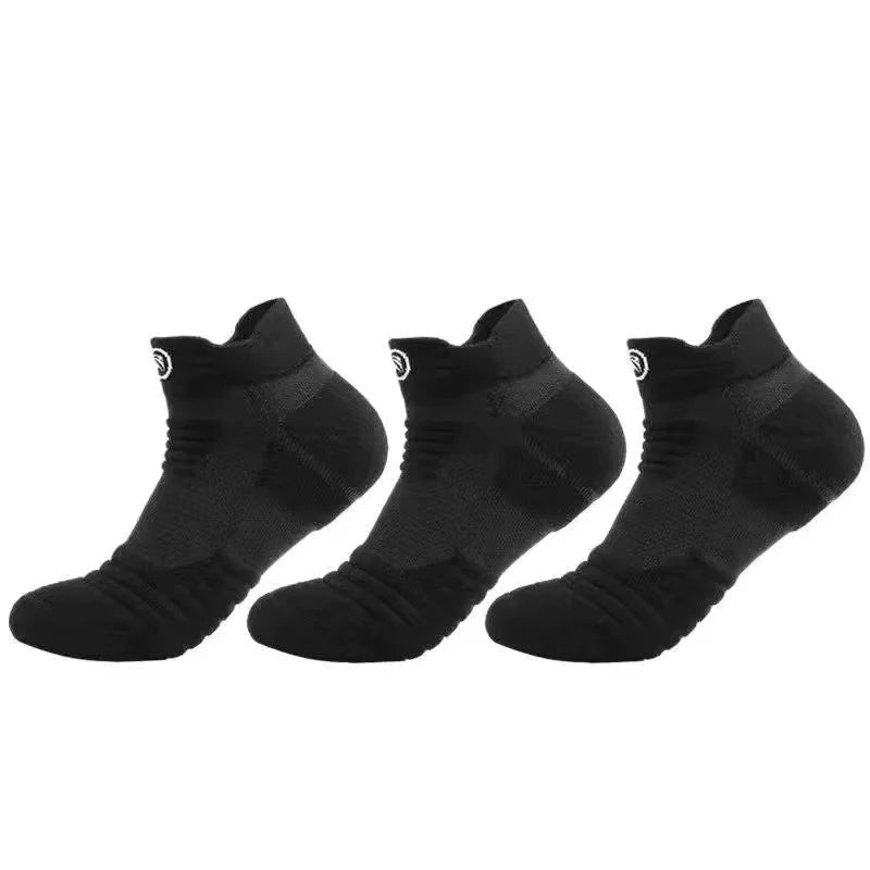 1/3pairs/Lot Men's Socks Compression Stockings Breathable Basketball Sports Cycling running Towel Socks High Elastic Tube Socks - Checkouts UK