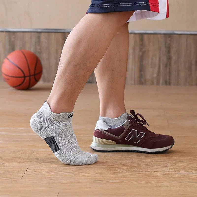 1/3pairs/Lot Men's Socks Compression Stockings Breathable Basketball Sports Cycling running Towel Socks High Elastic Tube Socks - Checkouts UK