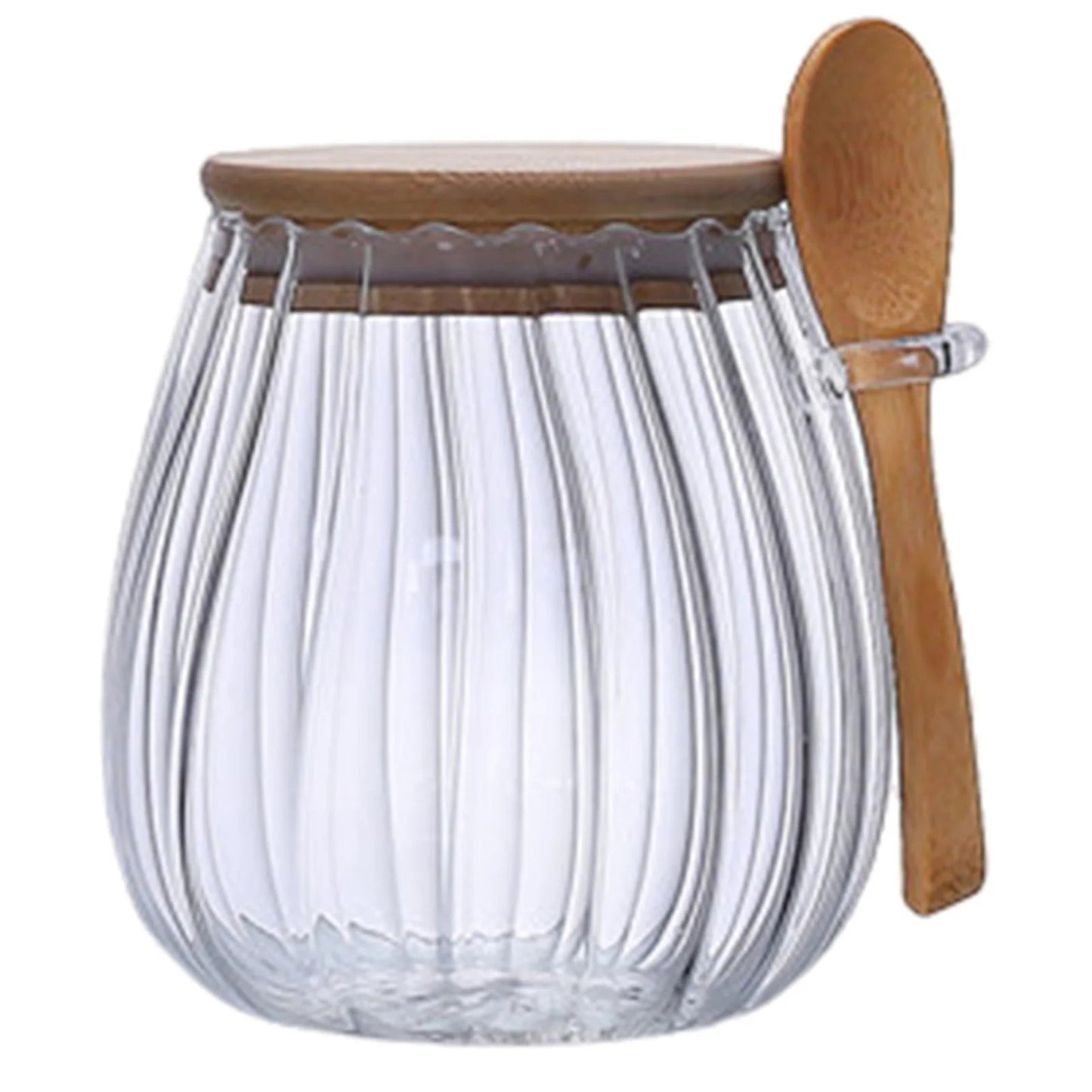 1pc Airtight Food Containers Kitchen Storage Pots Glass Jar with Lid Sealed Canister Sugar Tea Cans Hermetic Kitchen Coffee Jars - Checkouts UK