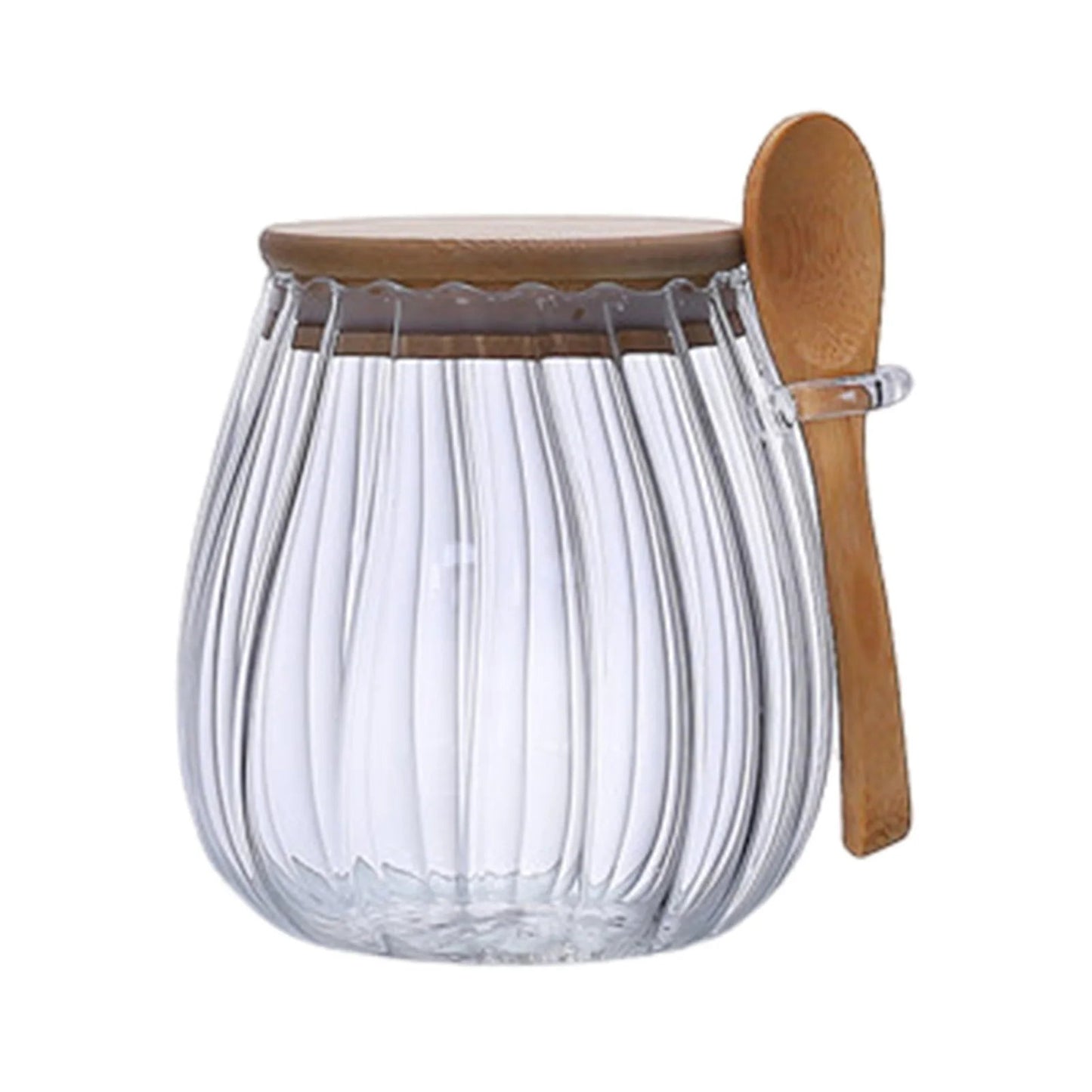 1pc Airtight Food Containers Kitchen Storage Pots Glass Jar with Lid Sealed Canister Sugar Tea Cans Hermetic Kitchen Coffee Jars - Checkouts UK