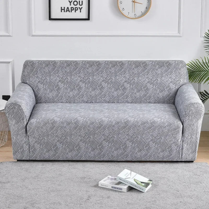 1pc Flower Printed Elastic Sofa Cover Antidirty Spandex Sofa Cover Furniture Protector for Bedroom Office Living Room Home Decor - Checkouts UK