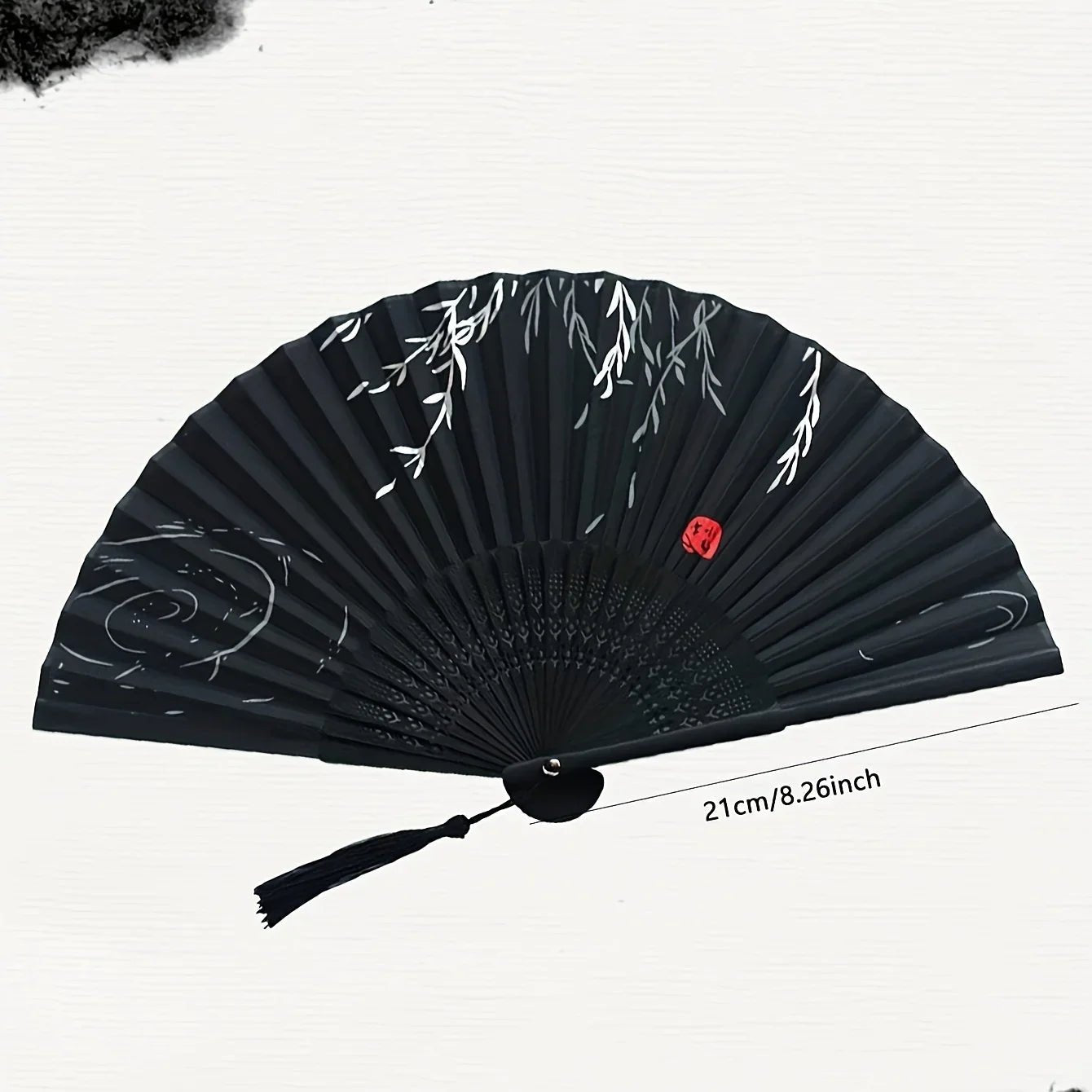 1pc - Multi - colored hand folding fan, bamboo folding fan, hand folding fan for church wedding gifts, party discount - Checkouts UK