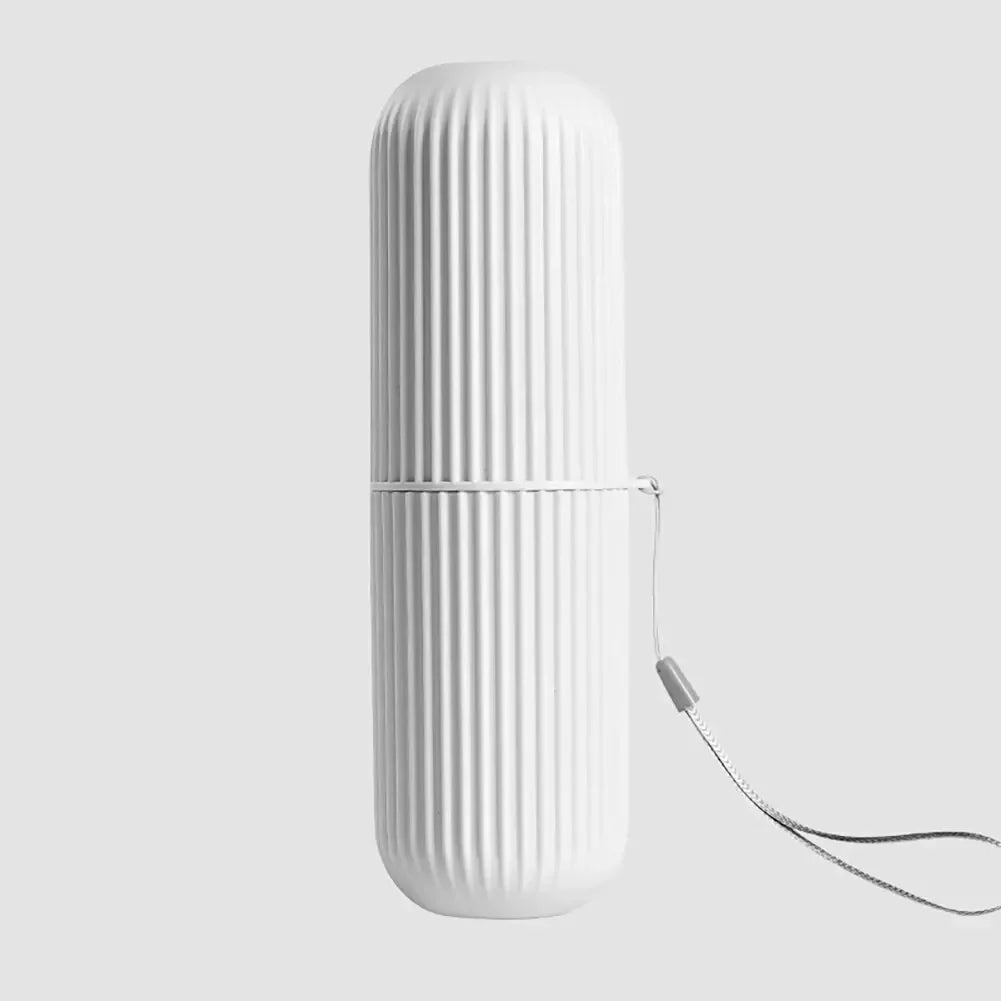 1pc Portable Toothbrush Cup Bathroom Toothpaste Holder Storage Case Box Organizer Travel Toiletries Storage Cup New Creative - Checkouts UK
