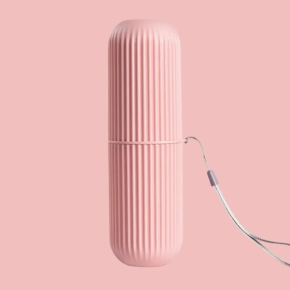1pc Portable Toothbrush Cup Bathroom Toothpaste Holder Storage Case Box Organizer Travel Toiletries Storage Cup New Creative - Checkouts UK