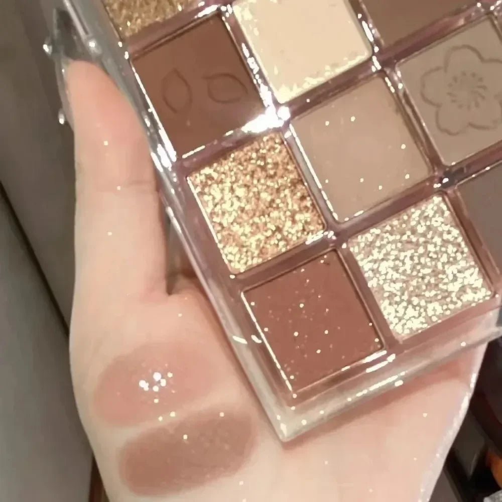 20 Color Eyeshadow Palette Pearly Glitter Eyeshadows Shiny Eye Shadow Pallet Makeup Pigmentos Para Ojos Cosmetic Earth Color - Checkouts UK