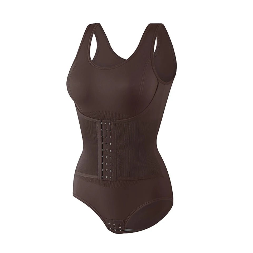 2025 New Bodysuit Shapewear With Zipper Belt Women Tummy Control Fajas Body Shaper Waist Trainer Slimming Cincher Corset Tops - Checkouts UK