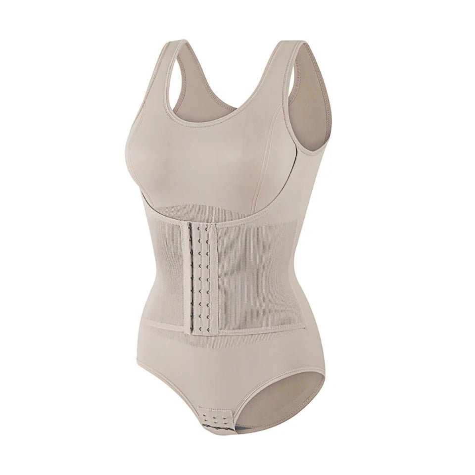 2025 New Bodysuit Shapewear With Zipper Belt Women Tummy Control Fajas Body Shaper Waist Trainer Slimming Cincher Corset Tops - Checkouts UK