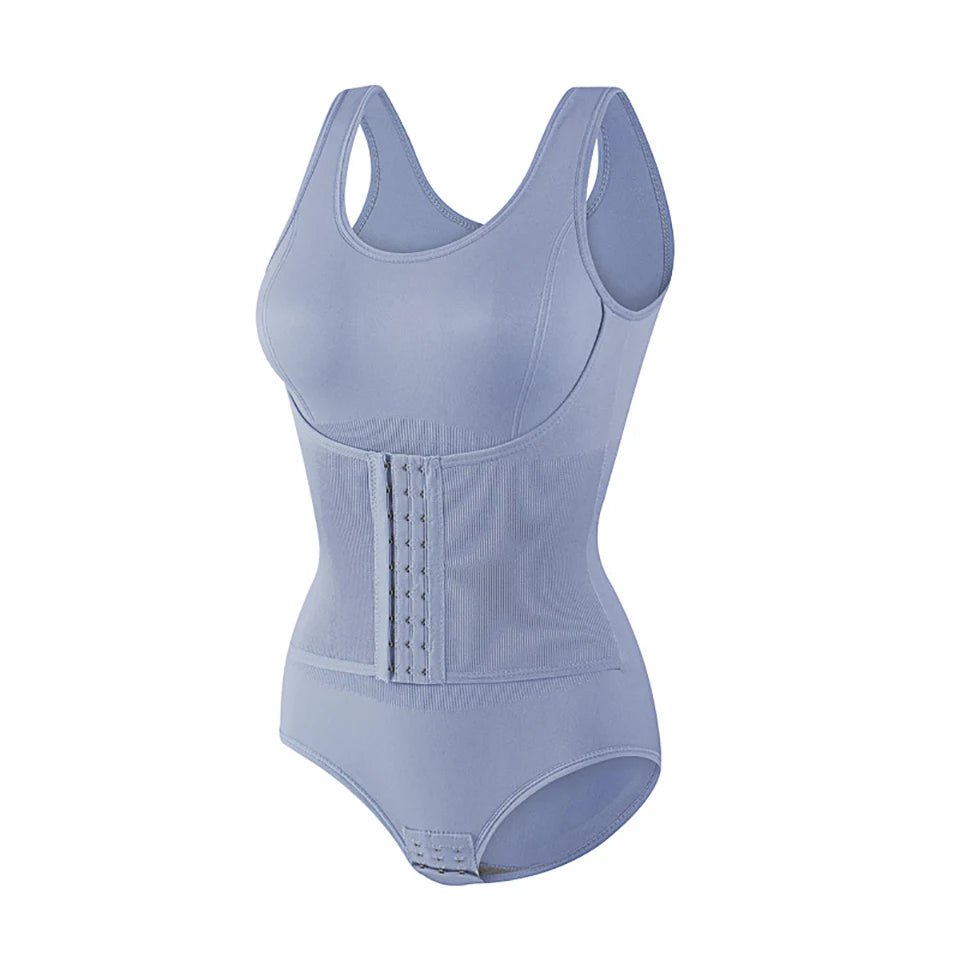 2025 New Bodysuit Shapewear With Zipper Belt Women Tummy Control Fajas Body Shaper Waist Trainer Slimming Cincher Corset Tops - Checkouts UK