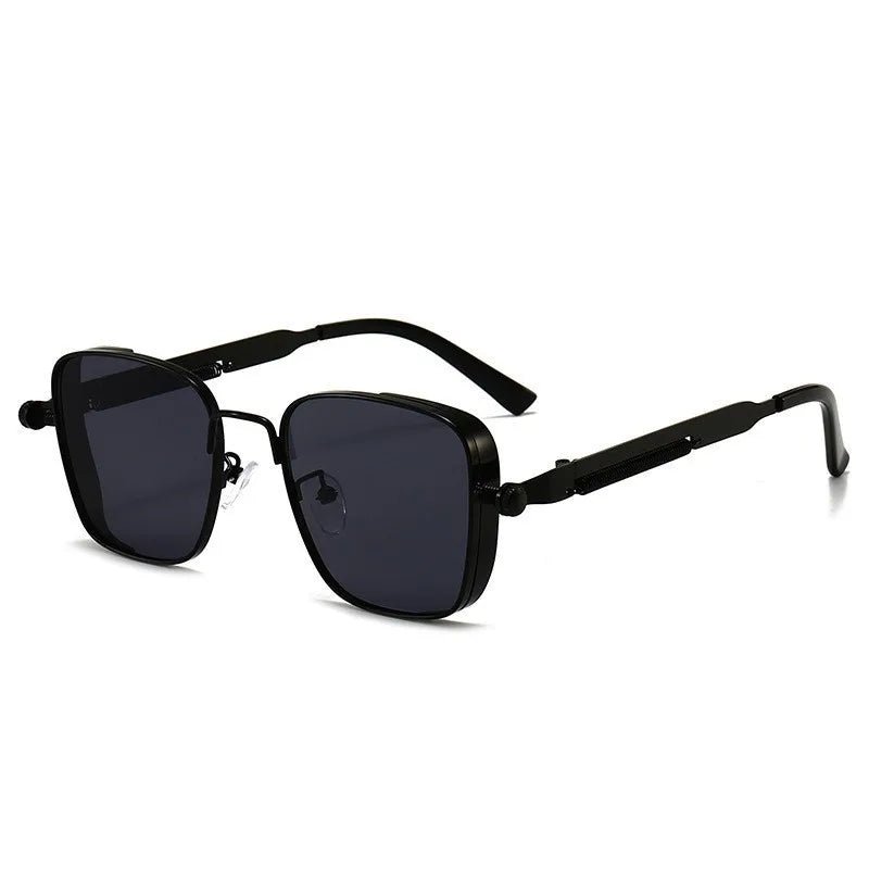 2025 Polarized Sunglasses Men High End Handsome Driving Special Anti UV High Quality Metal Punk Fashion Trends Sunglasses - Checkouts UK