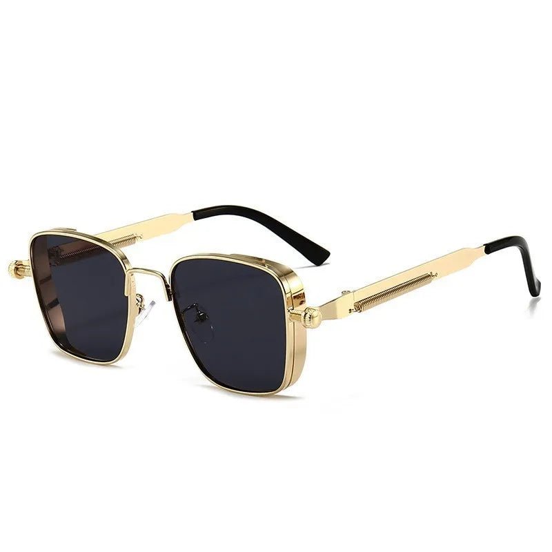 2025 Polarized Sunglasses Men High End Handsome Driving Special Anti UV High Quality Metal Punk Fashion Trends Sunglasses - Checkouts UK