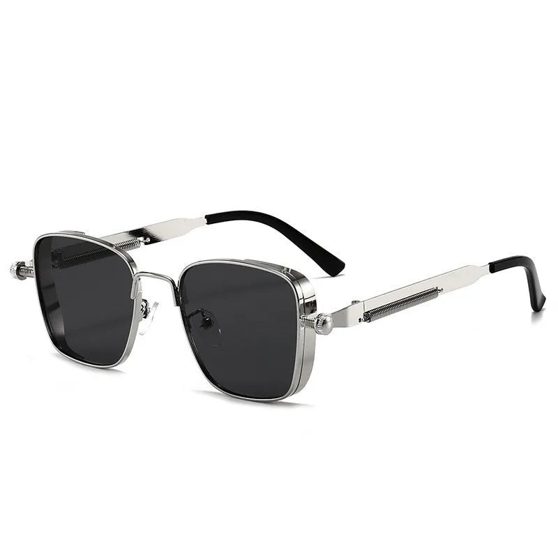 2025 Polarized Sunglasses Men High End Handsome Driving Special Anti UV High Quality Metal Punk Fashion Trends Sunglasses - Checkouts UK