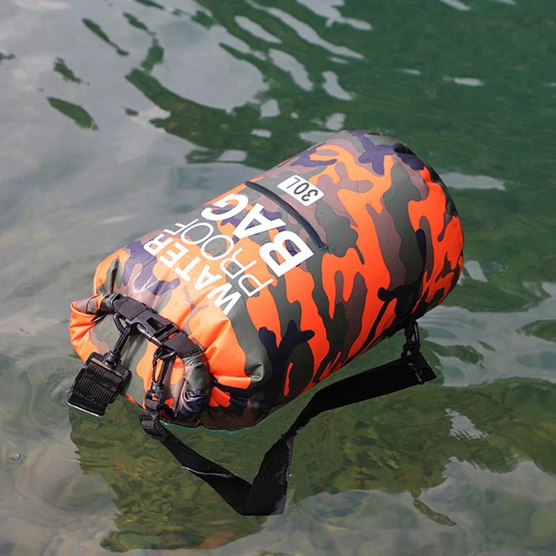 30L 15L Waterproof Dry Bags With Wet Separation Pocket Backpack For Kayaking Boating Swimming Outdoor Sports Bag XAZ9 - Checkouts UK
