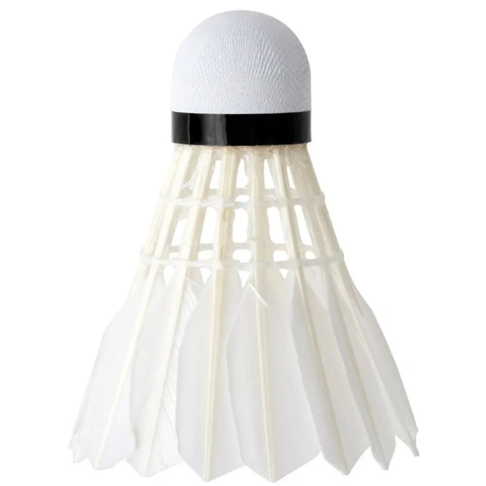 3/6/12Pcs Professional Badminton Shuttlecock Black Goose Feather Badminton Shuttlecock Training Sport Badminton Ball - Checkouts UK