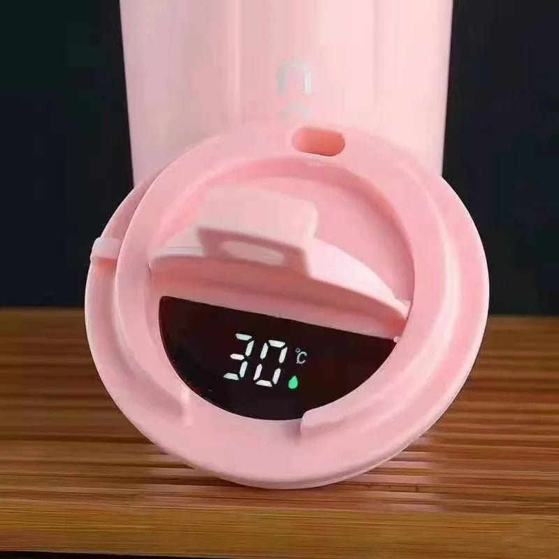 380/510ml Thermos Coffee Mug Stainless Steel Coffee Cup Temperature Display Vacuum Flask Thermal Tumbler Insulated Water Bottle - Checkouts UK