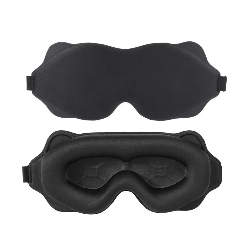 3D Sleeping Mask Block Out Light Sleep Mask For Eyes Soft Sleeping Aid Eye Mask for Travel Eyeshade Night Breathable Slaapmasker - Checkouts UK