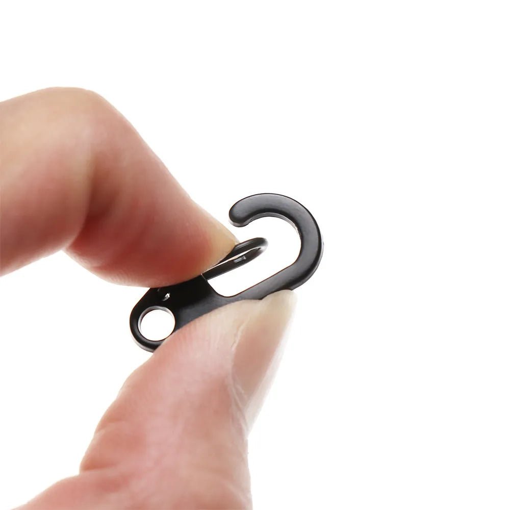 4/10Pcs Carabiner D - Ring Key Chain Spring Clips Mini Aluminium Alloy Hang Buckle Survival EDC Gear Outdoor Camping Keyring Tool - Checkouts UK