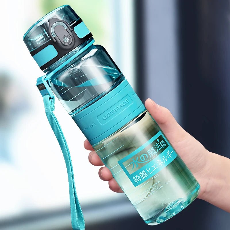 500/1000ml Sports Water Bottles BPA Free Portable Leakproof Shaker Outdoor Tour Gym Drink Bottle Eco - friendly Plastic Coffee Cup - Checkouts UK