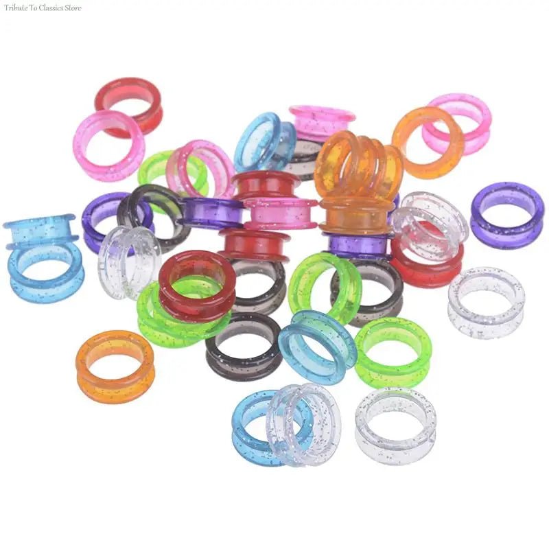 5X Professional Pet Grooming Scissors Protector Cutting Curved Thinning Shears Silicone Finger Rings for Cat Dog Hair Scissors - Furbury