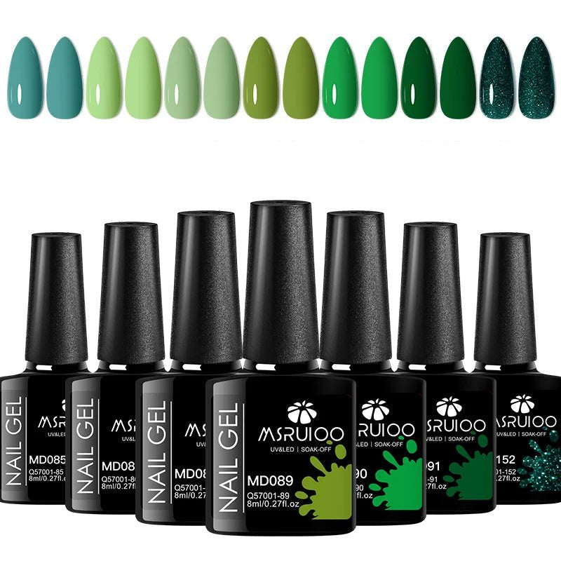 7pc Nail Gel Polish Set DIY Nail Art Design All For Decoration Soak Off UV Gel Long Lasting Manicure Painting Gel Vernis Kits - Checkouts UK