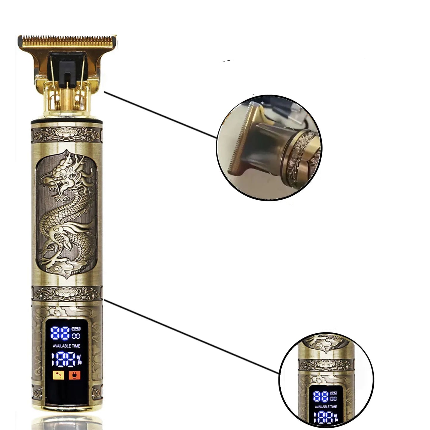 T9 Hair Clipper Repair Beard Shaving Body Hair Trimmer Clippers Electric Machine Men Haircut Machine 0mm Barber Shaver