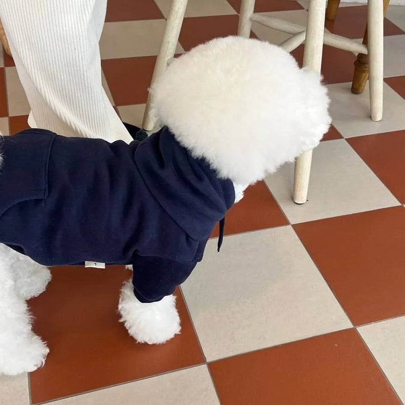Autumn Thin Dog Hoodies Puppy Sweatshirt Chihuahua French Bulldog Clothing Solid Dog Costume Pet Dog Clothes for Dogs and Cats