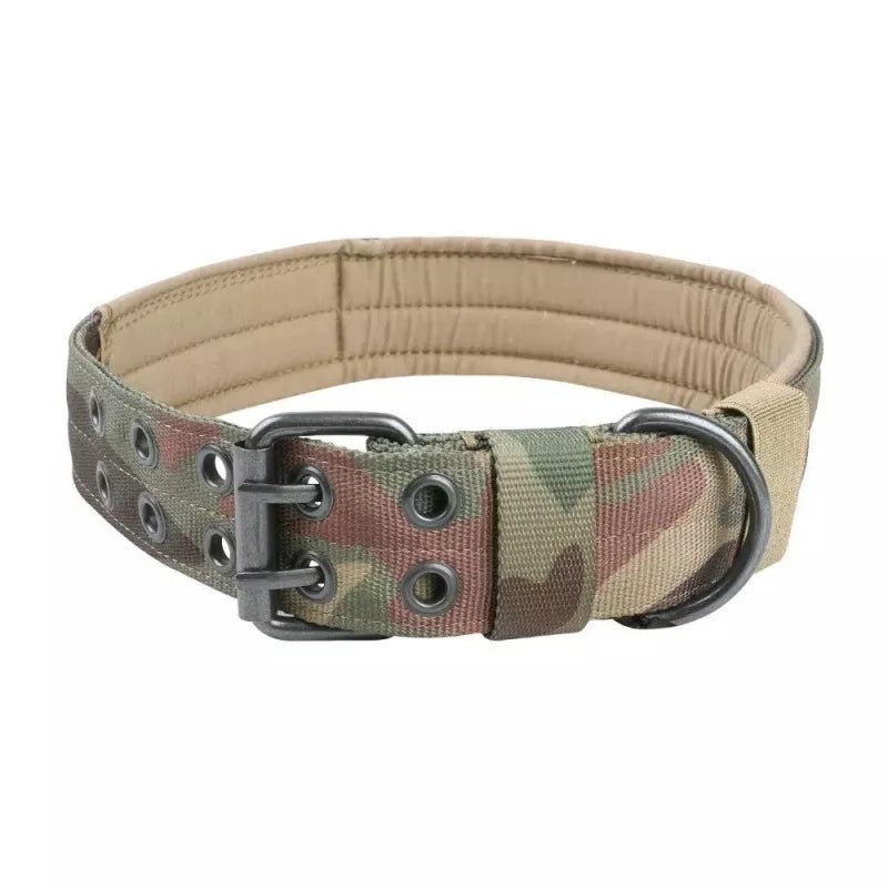 Adjustable Dog Collar Classic Reflective Training Military Dog Collar Nylon Heavy Duty Tactical Dog Collar German Shepherd - Checkouts UK
