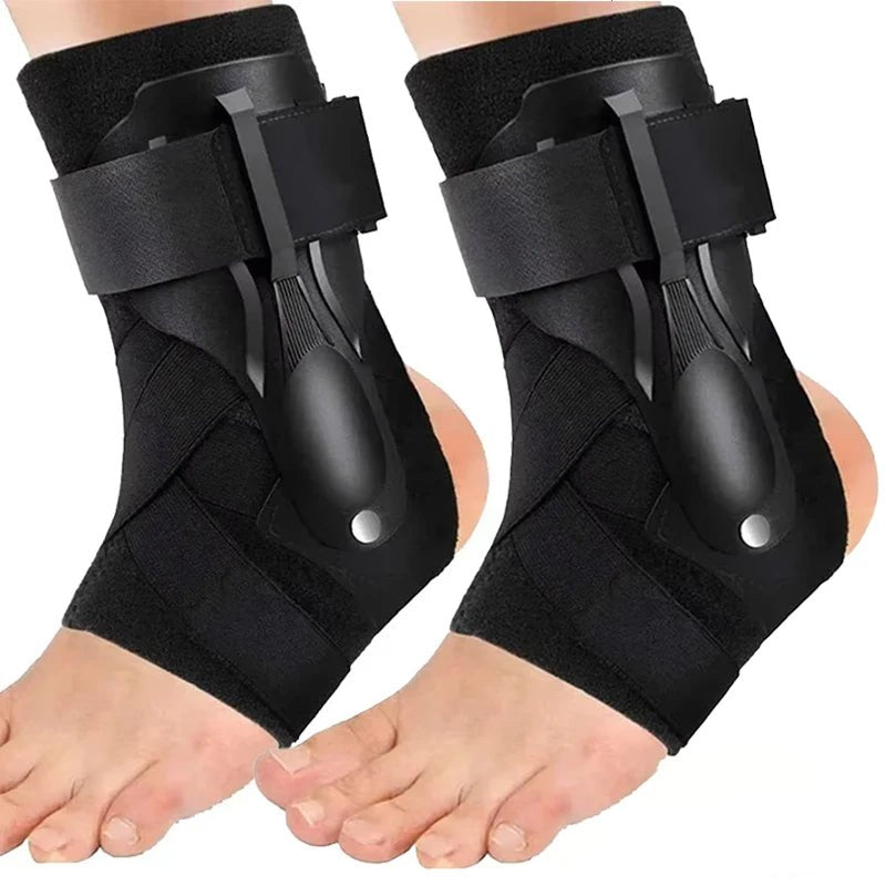 Ankle Brace for Sprained Ankle Support with Side Stabilizers for Men Women Ankle Splint Stabilizer Recovery Tendonitis - Checkouts UK