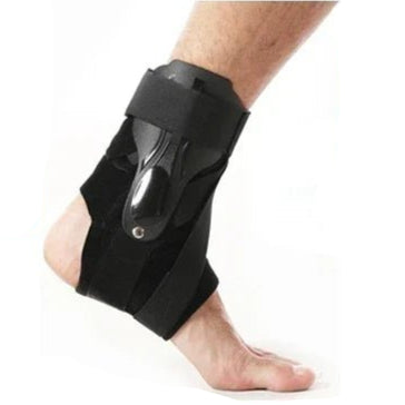 Ankle Brace for Sprained Ankle Support with Side Stabilizers for Men Women Ankle Splint Stabilizer Recovery Tendonitis - Checkouts UK