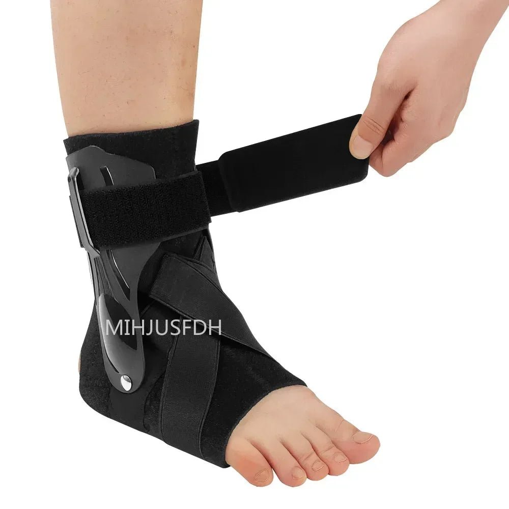 Ankle Brace for Sprained Ankle Support with Side Stabilizers for Men Women Ankle Splint Stabilizer Recovery Tendonitis - Checkouts UK
