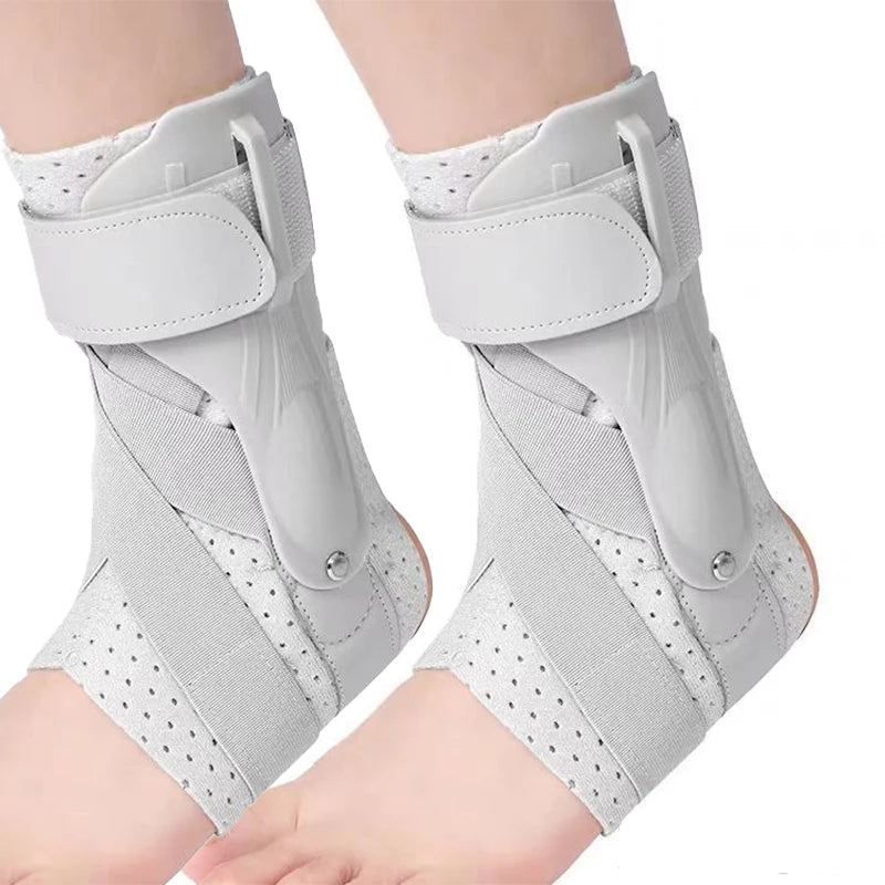 Ankle Brace for Sprained Ankle Support with Side Stabilizers for Men Women Ankle Splint Stabilizer Recovery Tendonitis - Checkouts UK