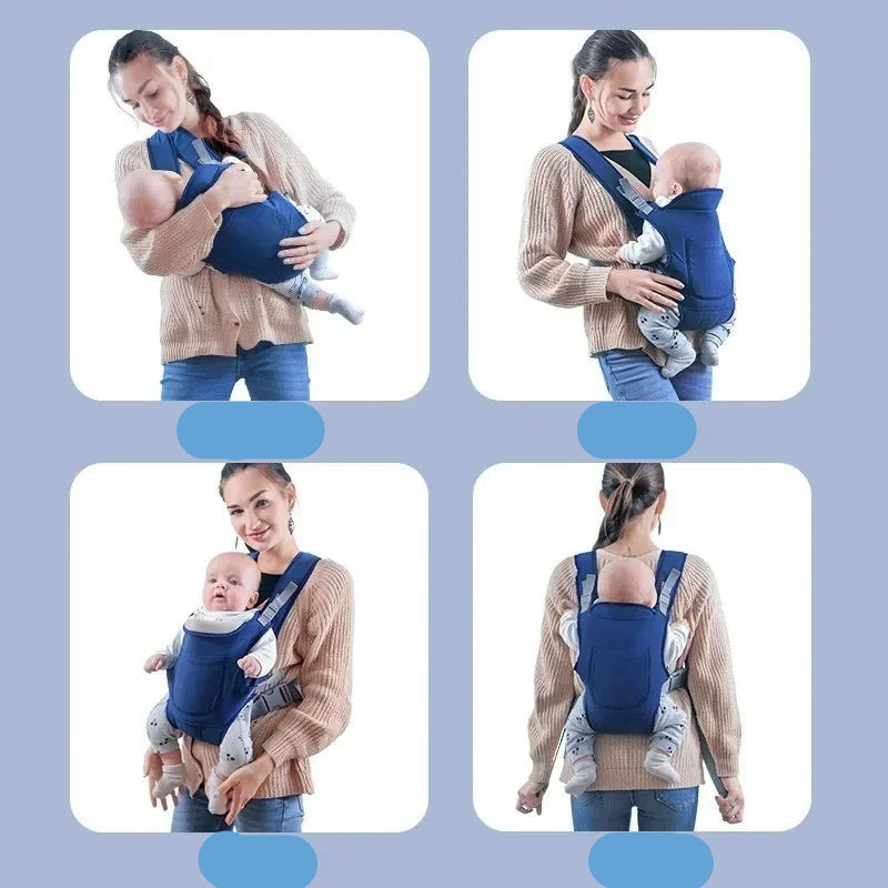 Baby Going Out Safety Sling Carrier Multifunctional Shoulder Baby Carrier Four Methods Front and Back Versatile for All Seasons - Checkouts UK