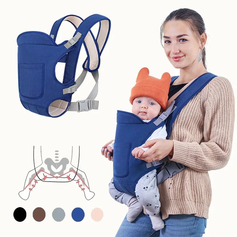 Baby Going Out Safety Sling Carrier Multifunctional Shoulder Baby Carrier Four Methods Front and Back Versatile for All Seasons - Checkouts UK