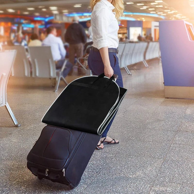 Bag Suit Bags for Travel and Storage Gusseted Zipper Suit Cover Protector with Large Accessory Pockets and Carry Handles - Checkouts UK