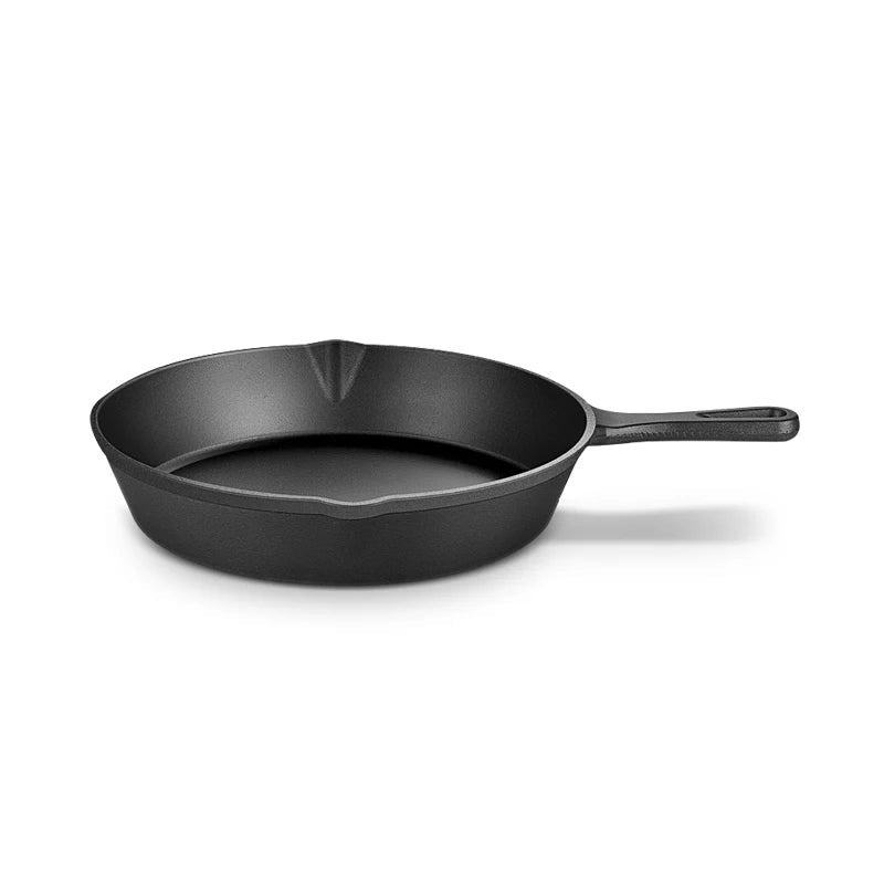 Cast Iron Frying Pan,14/16/20cm Non - stick Skillet Kitchen Fry Pot Breakfast Pan Omelette Pancake Pot Induction Cooking Cookware - Checkouts UK