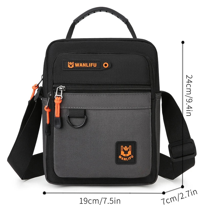 Casual Men's Handbag Shoulder Bag Lightweight Oxford Men's Purse Small Crossbody Bag Fashion Stylish Men's Bag Messenger Bag SAC - Checkouts UK